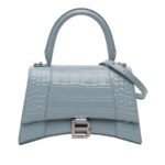 Balenciaga  Small Croc Embossed Hourglass Top Handle Bag Ladies 593546-4712-R-535269