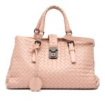 Bottega Veneta Small Nappa Intrecciato Roma Satchel Ladies