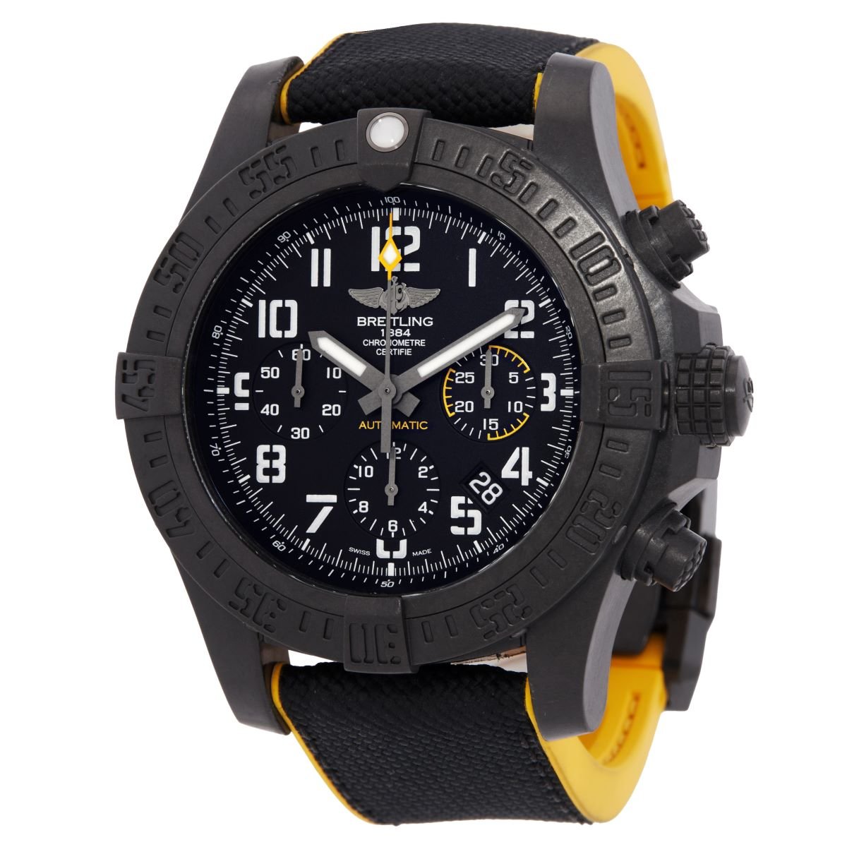 preowned-breitling-avenger-hurricane-chronograph-automatic-chronometer-black-dial-mens-watch-xb0180e4bf31284s-xb0180e4bf31284s (1) Breitling Avenger Hurricane Chronograph Automatic Chronometer Black Dial Men's Watch - Image 1