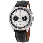 Breitling Premier Chronograph Automatic Chronometer Silver Dial Men's Watch
