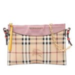Burberry  Haymarket Check Coated Canvas Peyton Crossbody
