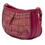 Burberry  Haymarket Check Stripes Coated Canvas Crossbody - Image 6