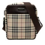 Burberry House Check Canvas Crossbody Ladies