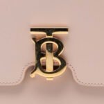 Burberry  Medium Smooth Calfskin TB Monogram Crossbody - Image 3