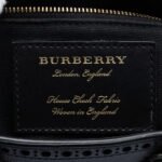 Burberry  Small Grainy Calfskin Brogues and House Check Banner Bag - Image 3