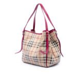 Burberry  Small Haymarket Check Coated Canvas Canterbury Tote - Image 2