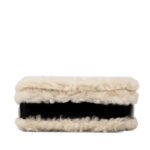 Burberry  Small Shearling Trimmed Coated Canvas Lola Crossbody - Image 5