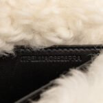 Burberry  Small Shearling Trimmed Coated Canvas Lola Crossbody - Image 2