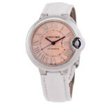 Cartier Ballon Bleu Automatic Pink Dial Ladies Watch