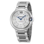 Cartier Ballon Bleu Silver Diamond Dial Unisex Watch
