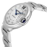 Cartier Ballon Bleu Silver Diamond Dial Unisex Watch - Image 4