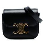 Celine  Mini Shiny Calfskin Triomphe Crossbody
