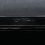 Celine  Small Tricolor Canvas and Calfskin Trapeze Satchel Ladies 6VA33FBC2DTJ6601 - Image 4