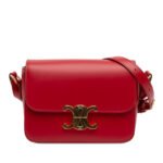 Celine  Teen Shiny Calfskin Triomphe Crossbody