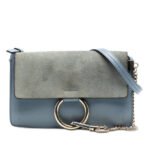 Chloé  Chloe Small Suede and Calfskin Faye Crossbody