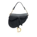 Dior  Mini Grained Calfskin Saddle Bag Ladies 01-BO-1128