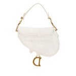 Dior  Mini Oblique Canvas Saddle Bag - Image 2