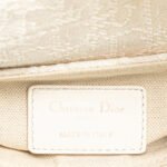 Dior  Mini Oblique Canvas Saddle Bag - Image 4