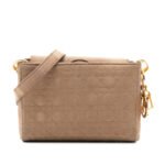 Dior  Suede Cannage Lady Dior Crossbody