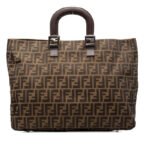 Fendi Large Zucca Canvas Twins Tote Ladies K8NK0SDCA0LFC6P2