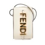 Fendi  Leather Fendigraphy Phone Pouch