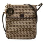 Fendi  Zucchino Canvas Forever Crossbody Ladies 2415 8BT150 YNV 098