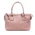 Gucci  Dollar Calfskin GG Charm Satchel Ladies 449659 493075
