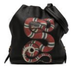 Gucci Grained Leather Kingsnake Print Backpack Ladies NA1QG7QQIEH3BQR1