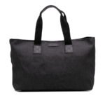 Gucci Guccissima Trimmed Denim Tote
