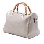 Gucci  Medium Calfskin Bamboo Shopper Boston Bag - Image 4