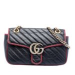 Gucci  Medium GG Marmont Matelasse Diagonal Leather Torchon Shoulder Bag - Image 2