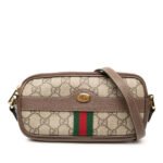Gucci  Mini GG Supreme Web Ophidia Crossbody Ladies 598664 2149