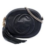 Gucci  Mini Pebbled Calfskin Soho Chain Crossbody