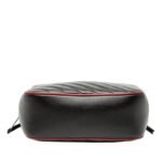 Gucci  Small GG Marmont Matelasse Diagonal Leather Torchon Bamboo Satchel - Image 7