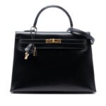 Hermes  Box Calf Kelly Sellier 35 Ladies