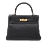 Hermes  Special Order Clemence Verso Kelly II Retourne 28 Ladies A