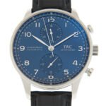IWC Portuguese Chronograph Automatic Blue Dial Men's Watch