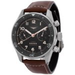 Longines Spirit Flyback Chronograph Automatic Black Dial Men's Watch