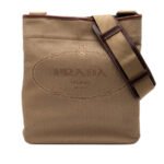 Prada  Canvas Canapa Logo Crossbody