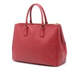 Prada  Large Saffiano Lux Galleria Double Zip Satchel - Image 3