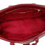 Prada  Large Saffiano Lux Galleria Double Zip Satchel - Image 5