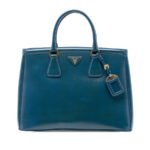 Prada Medium Saffiano Vernice Parabole Tote