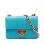 Prada  Saffiano Lux Turnlock Chain Crossbody