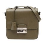 Prada  Small Saffiano Lux Sound Satchel