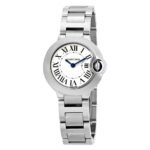Cartier Pre-owned Ballon Bleu Silver Dial Stainless Steel Ladies Watch
