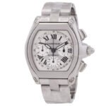 Cartier Pre-owned Roadster Chronograph Automatic Silver Dial Men's Watch