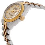 Rolex Pre-owned Lady Datejust 26 White Dial Stainless Steel and 18K Yellow Gold Jubilee Bracelet Automatic Watch - Image 5