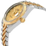 Rolex Datejust 36 Champagne Diamond Dial Men's Steel and 18kt Yellow Gold Jubilee Watch - Image 2