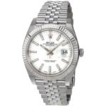Rolex Datejust 41 White Dial Automatic Men's Watch 126334WSJ