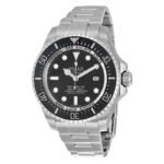 Rolex Deepsea Black Dial Stainless Steel Oyster Bracelet Automatic Men's Watch 116660BKSO